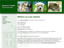 Tablet Screenshot of dierenartshendriks.nl